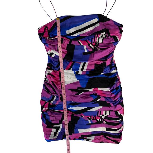 Retrofete Elsie Graffiti Micro Mini Dress Size Medium - Picture 10 of 12